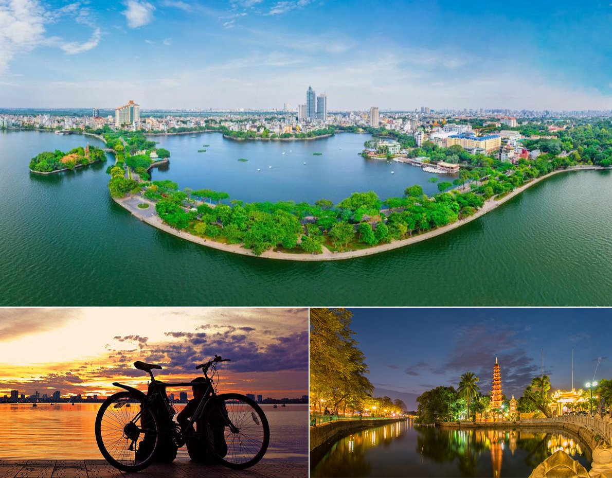 Cycle Around West Lake Hanoi Half Day